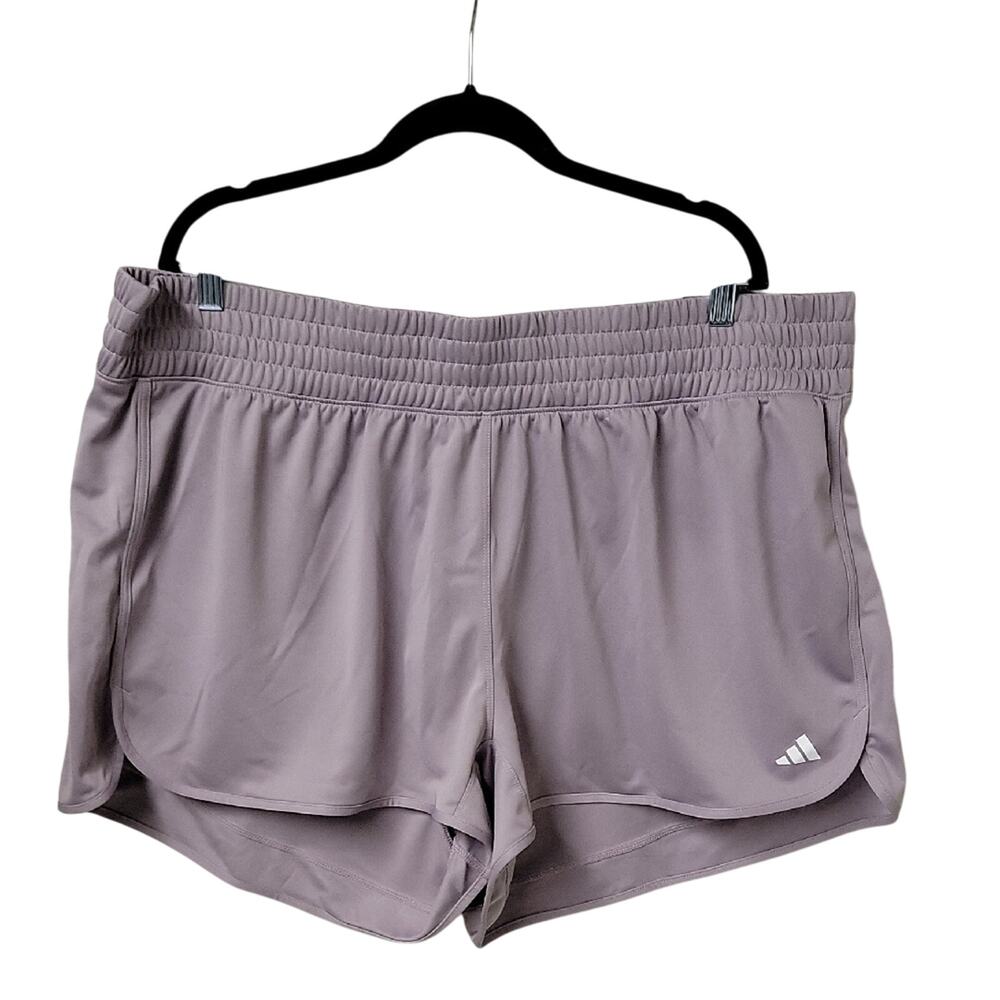 Adidas Pacer Short High Rise Athletic Shorts Womens Plus Size 3X NWT